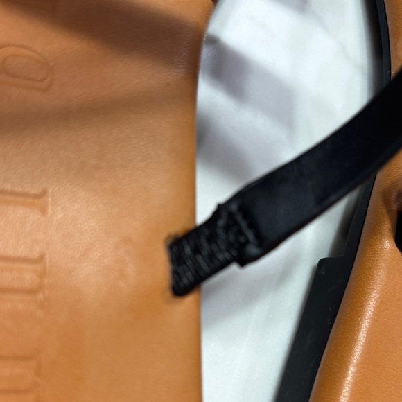 Gianni Bini Black and Tan Strappy Sandals - Picture 5 of 8